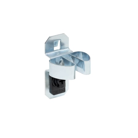 Triton Products 1/4 In. to 1/2 In. Hold Range Steel Standard Spring Clip for LocBoard, PK5 53205